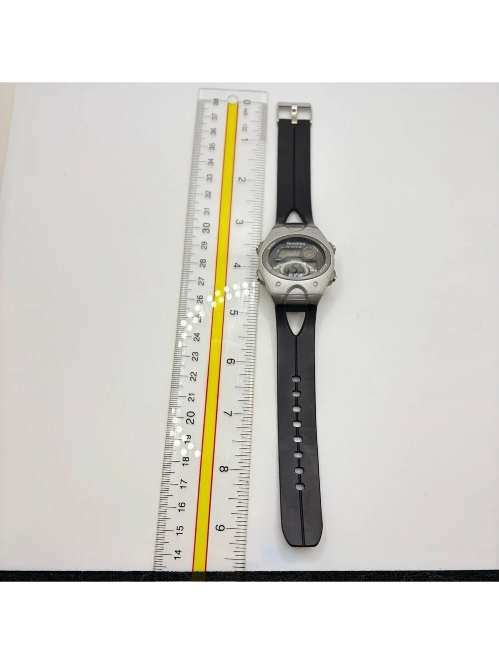 Armitron All Sport Watch 40/6679 Digital Month Date Backlight With New Battery